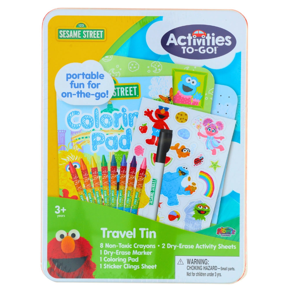 Activities To Go Travel Tin - Suitable for 3 years & above 13 Pcs