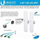 Ubiquiti LAP-120-US - 2x2 MIMO airMAX ac Pack