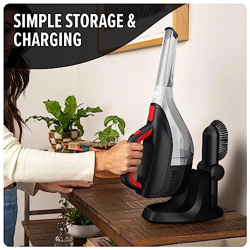 Whole Home Handheld Vacuum - 12V Multi-Surface Tool Kit Black