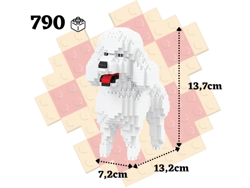 Poodle Building Kit - 6 years and up 790 pieces