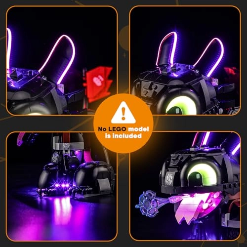 Light Set for LEGO 10375 Dragons: Krokmou - Plastic 1