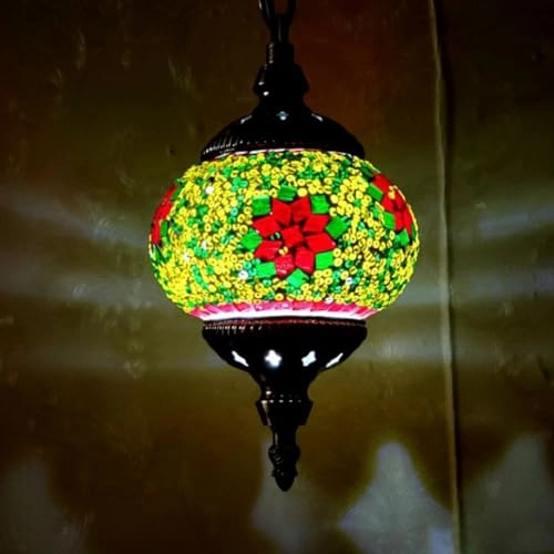Mediterranean Pendant - E27 Mosaic