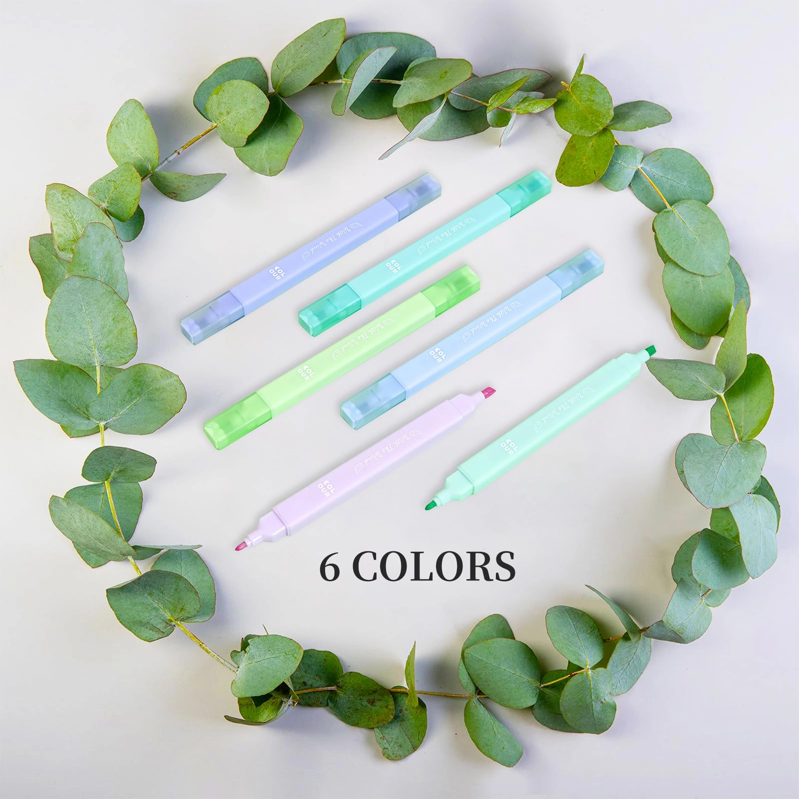 Aesthetic Cute Highlighters - Multicolor Chisel