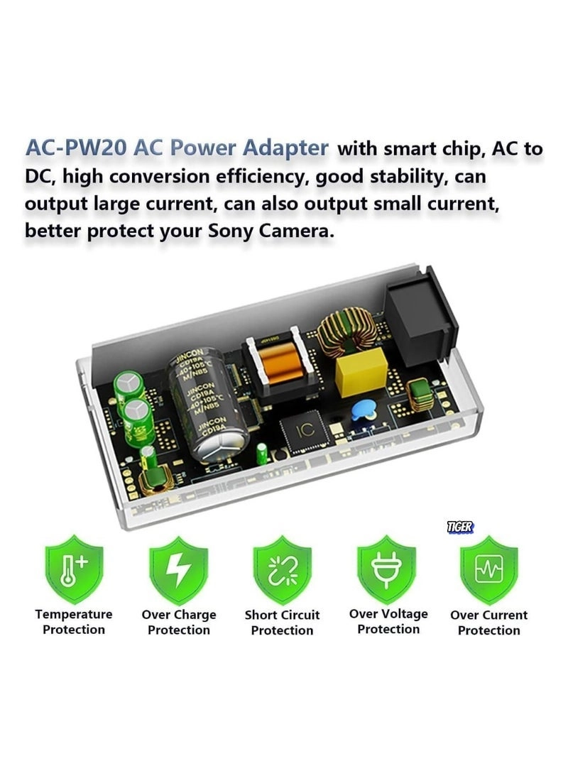 AC-PW20 - AC Power Adapter + NP-FW50 - Dummy Battery Kit
