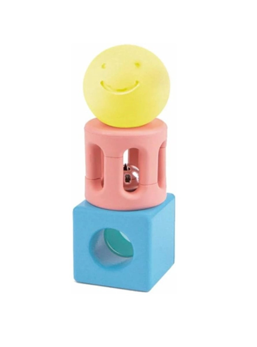 Geometric Rattle - 0 months rice-based materials 3 piece(s)