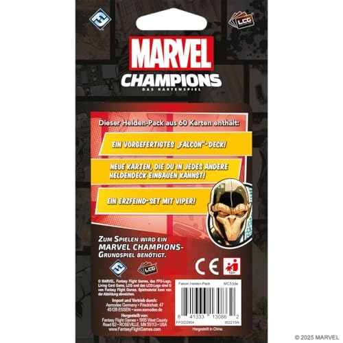 Marvel Champions: Falcon Hero Pack - Card Game (German)