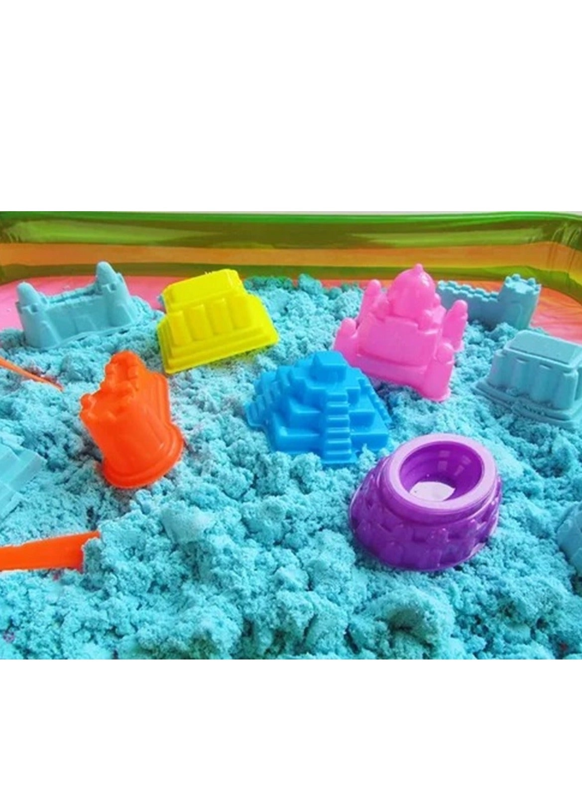 magic sand toy - compressible stretchable multi-colored
