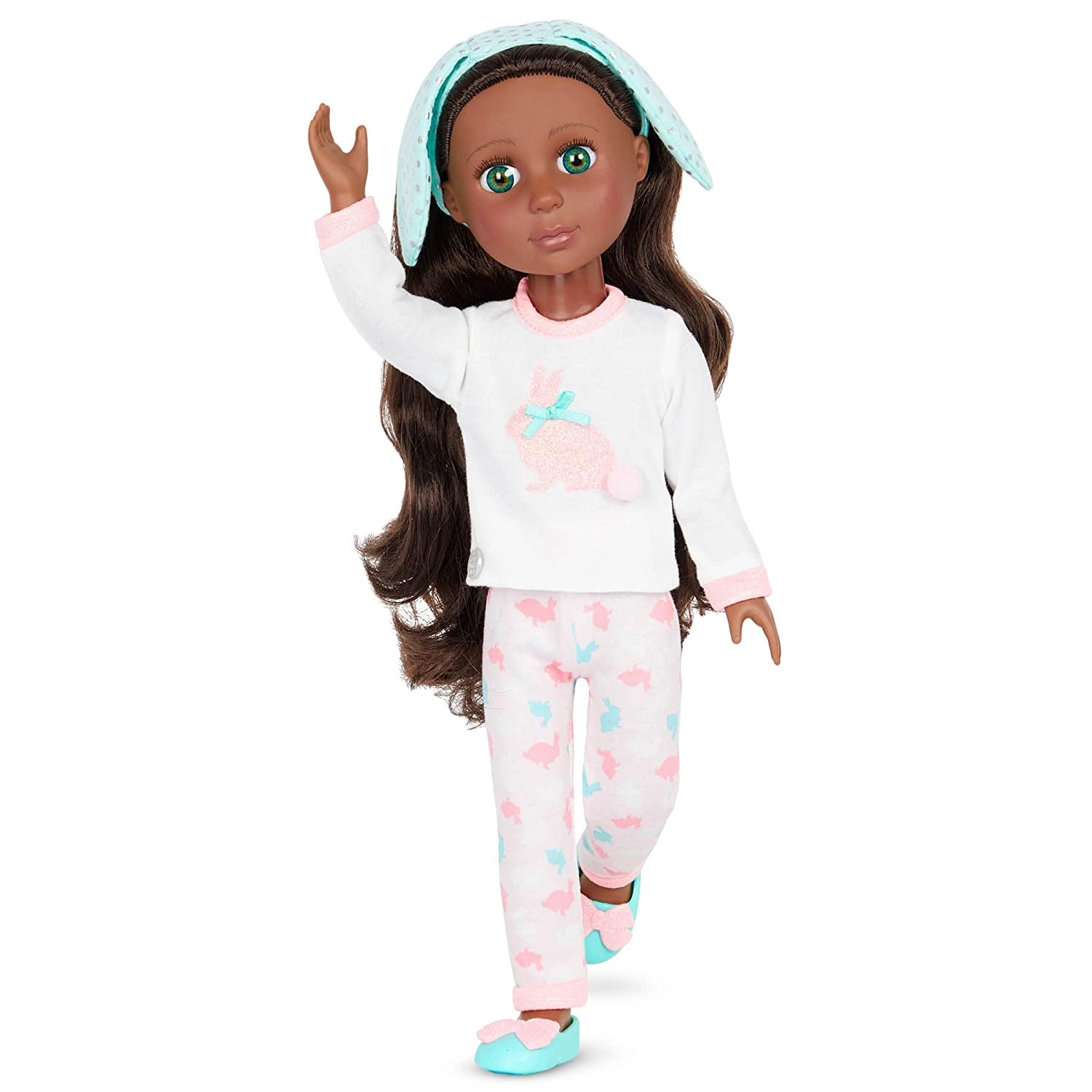 Glitter Girls Eniko Doll - 14-inch Brown Hair Green Eyes Ages 3+