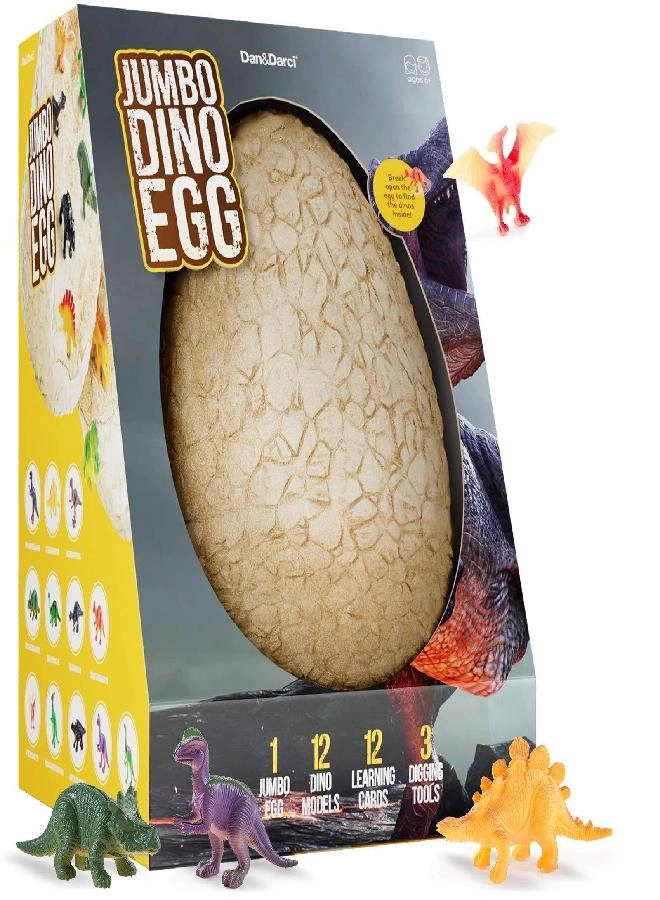 Jumbo Dino Egg Activity Dinosaur Archaeology - 12 pieces