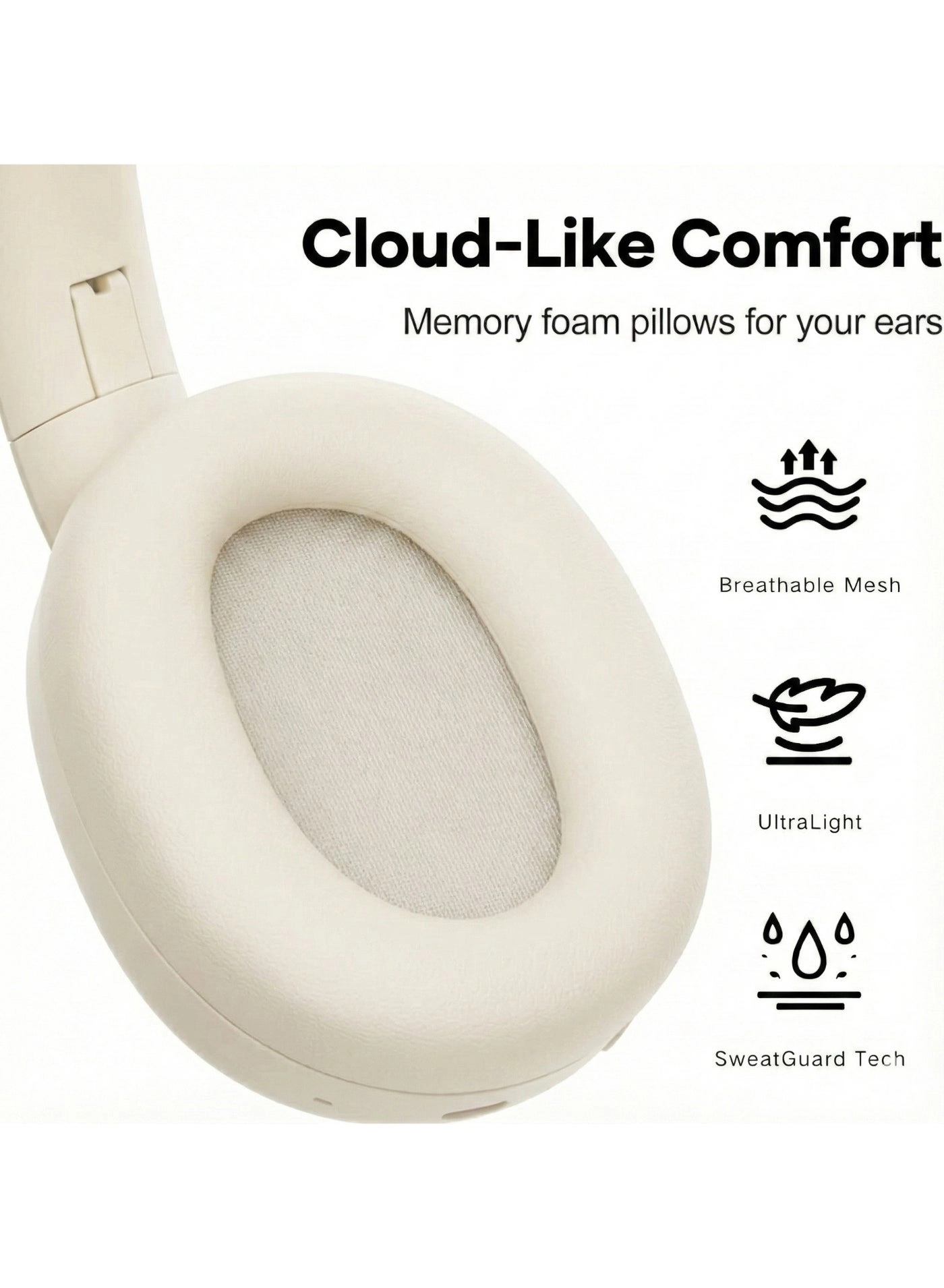 Active Noise Cancelling Headphones Wireless Headphone