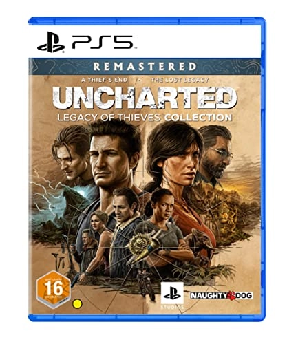 Playstation 5 Disc Console + Uncharted Legacy Of Theives - Ps5 + Dualsense 5 - White