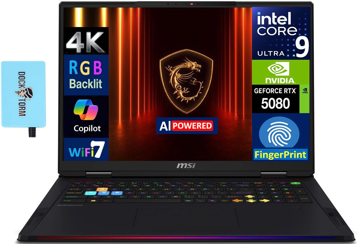 MSI Raider 18 Ultra 9-285HX - 18'' Core i9 64GB DDR5 2x2TB SSD