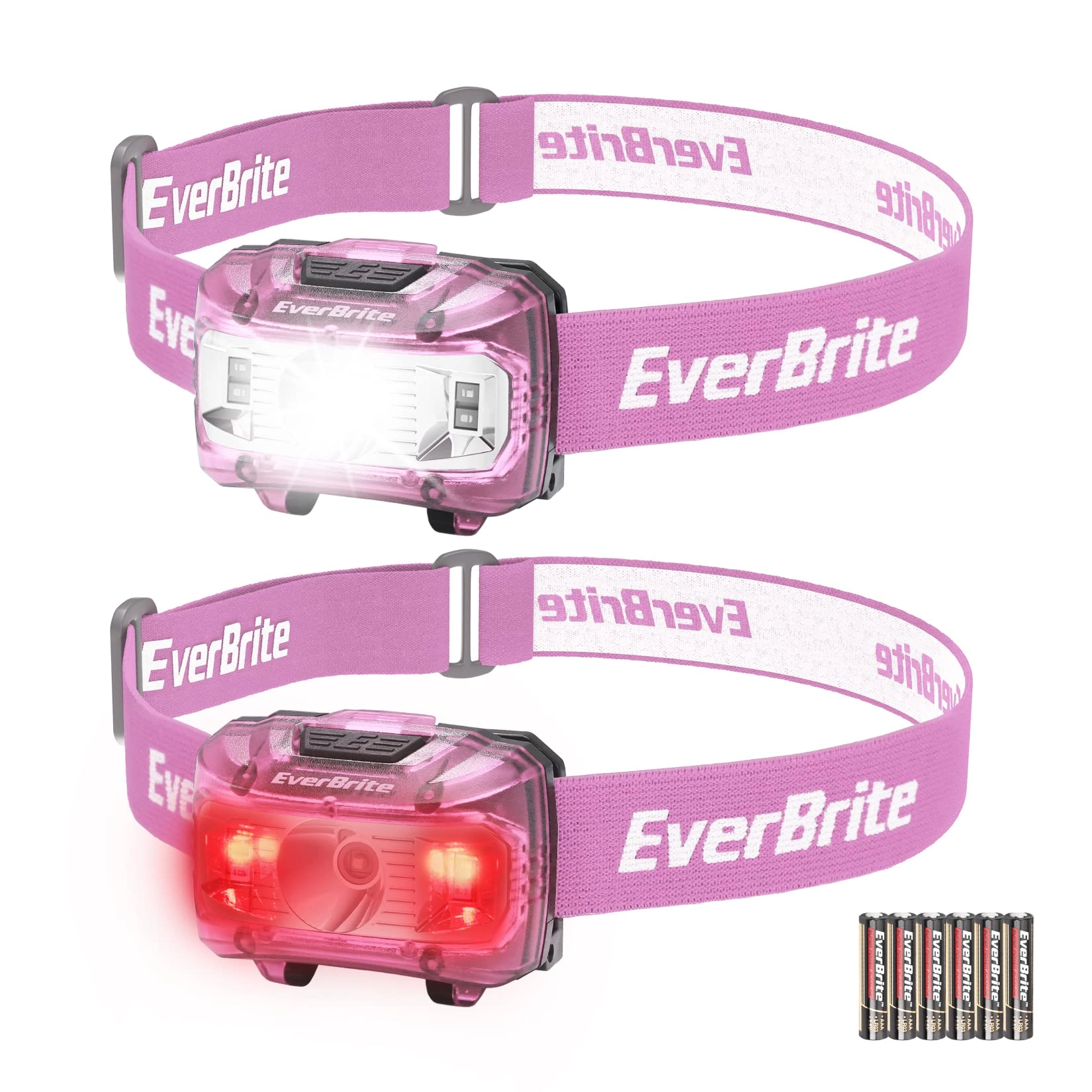 Hang Zhou Great Star Industrial Co.,LTD Headlamp - 2 Pack Pink 300lm
