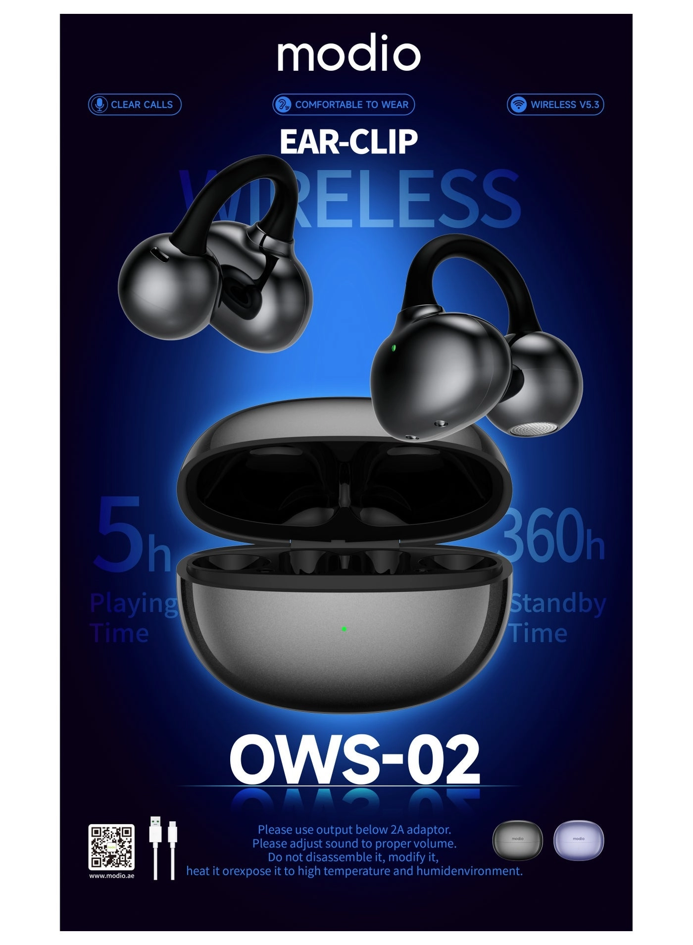 OWS-02 Wireless Earbud