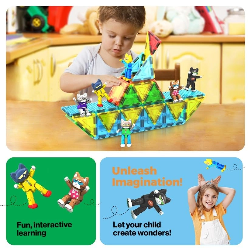 Magnetic Figures - Pete the Cat 6pcs