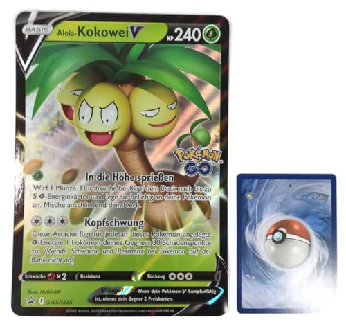 Alola-Kokowei V SWSH225 - German 18.8 x 13.4 cm