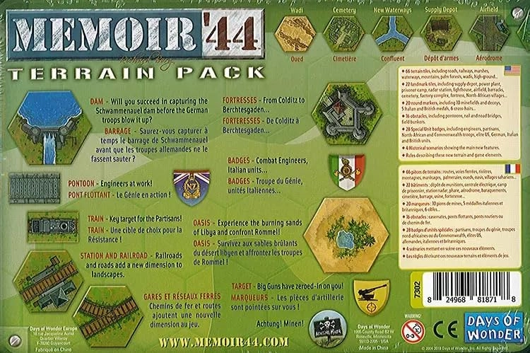 Memoir '44: Terrain Pack Expansion