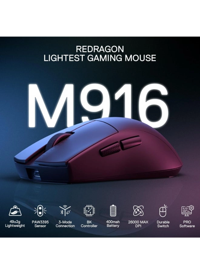 M916AK-PRO Gaming Mouse - Wireless