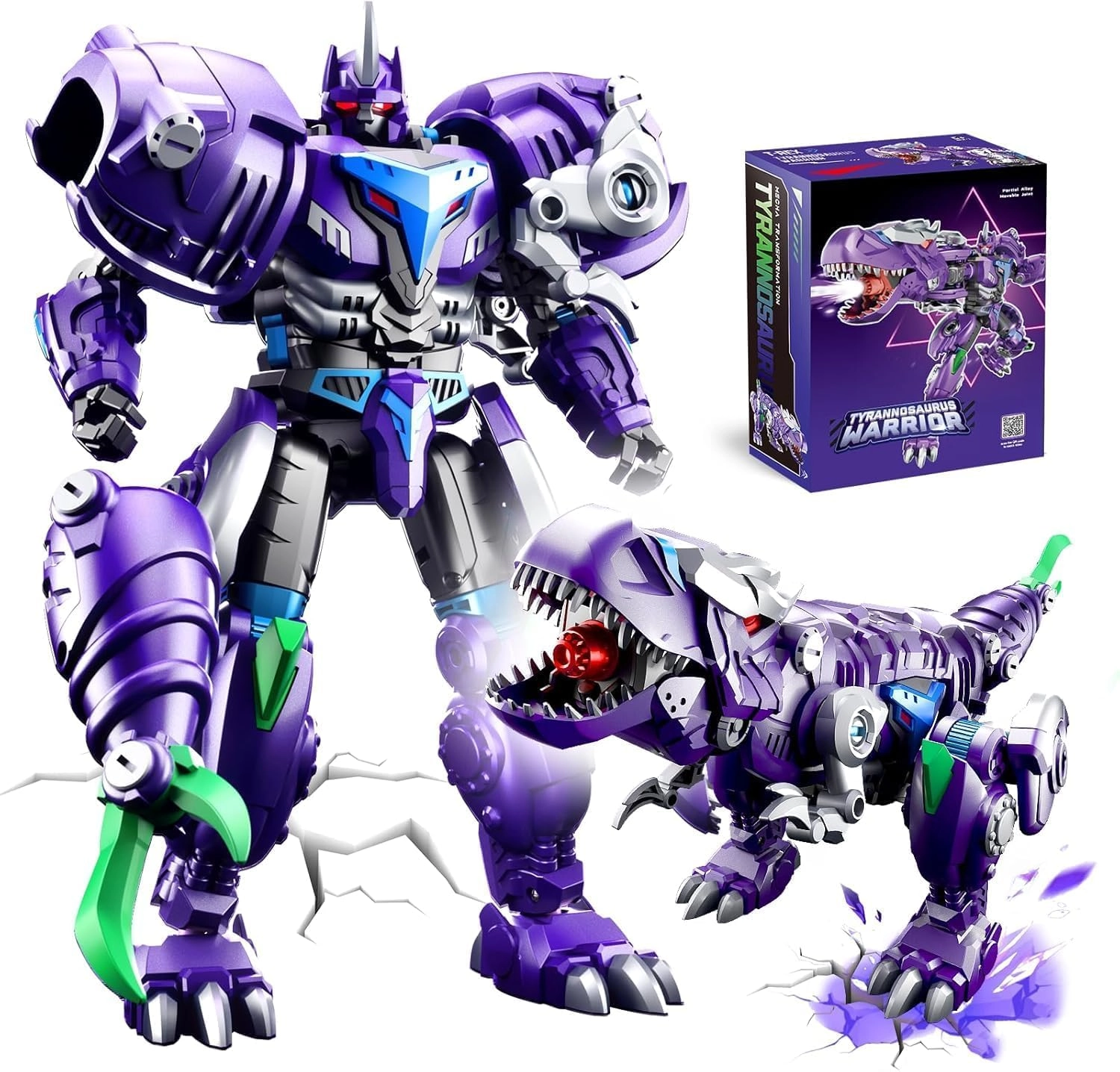 TOYRENTTO Manual Transforming Robot Dinosaur