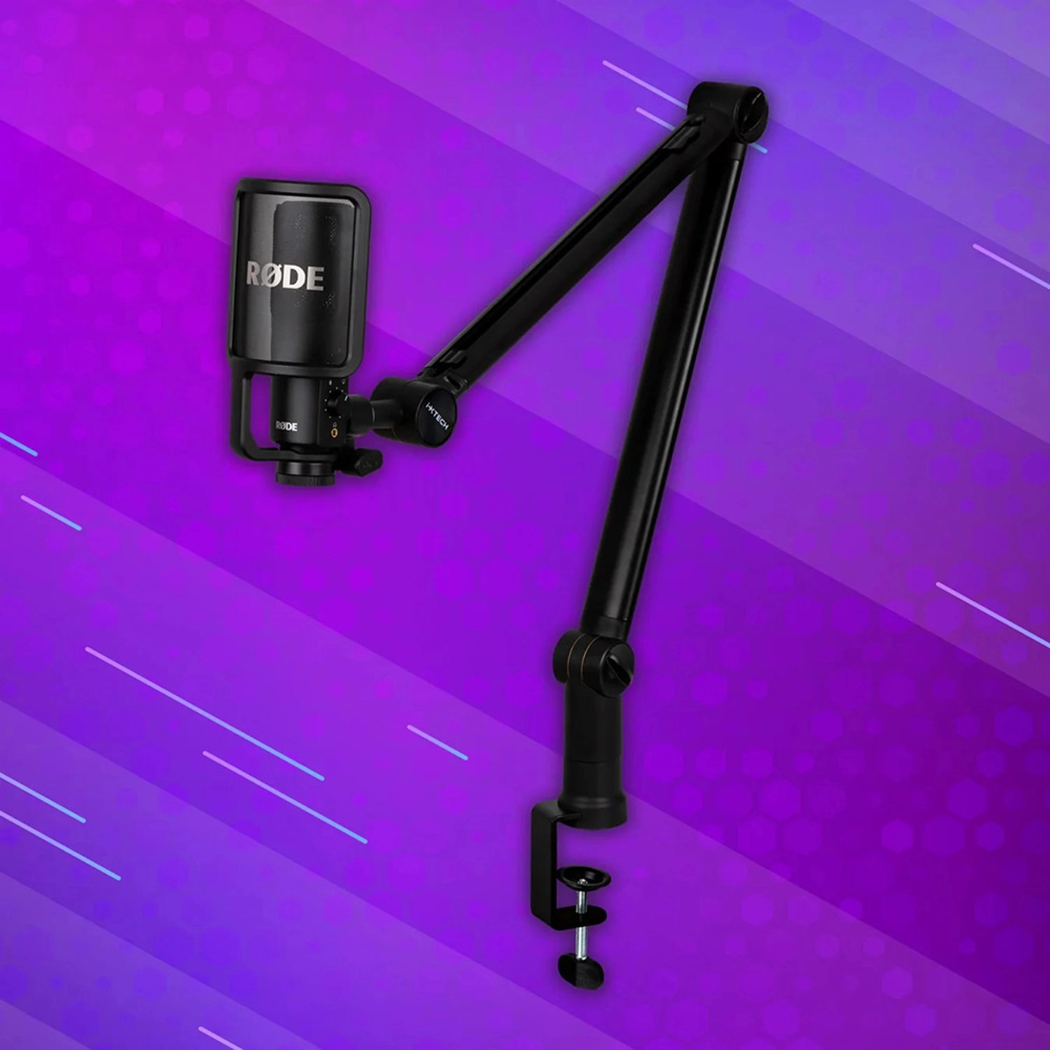 ELEGANCE MI02 - Adjustable Mic Arm Black