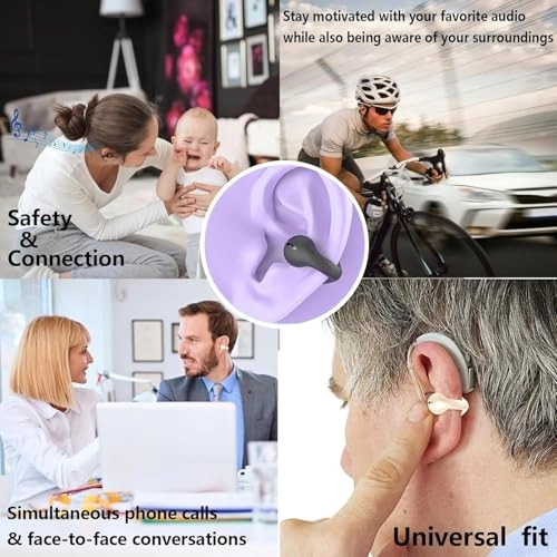 Open Ear Bone Conduction Headphones Wireless Headphone