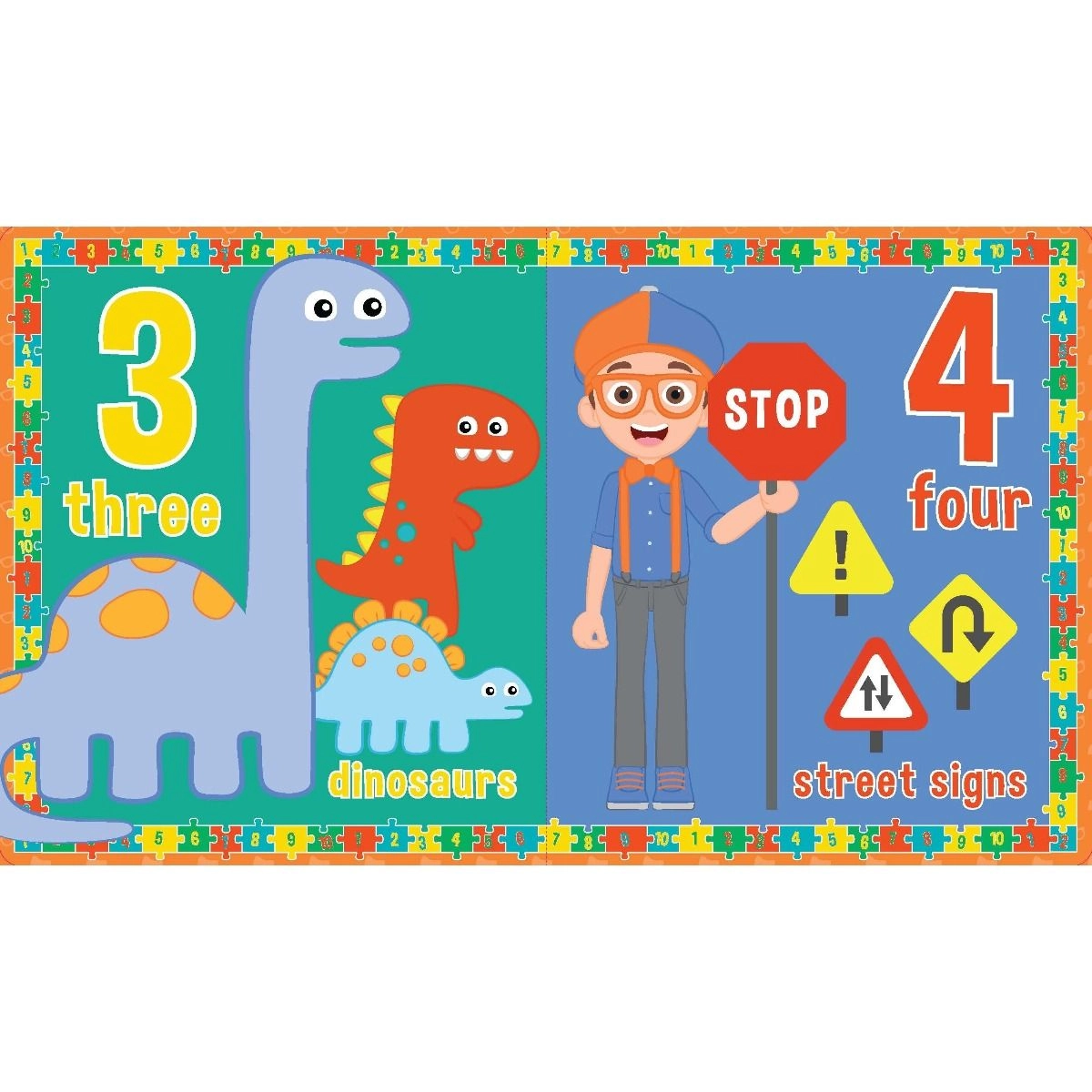 Blippi Cased Board Book 123 - 3 +