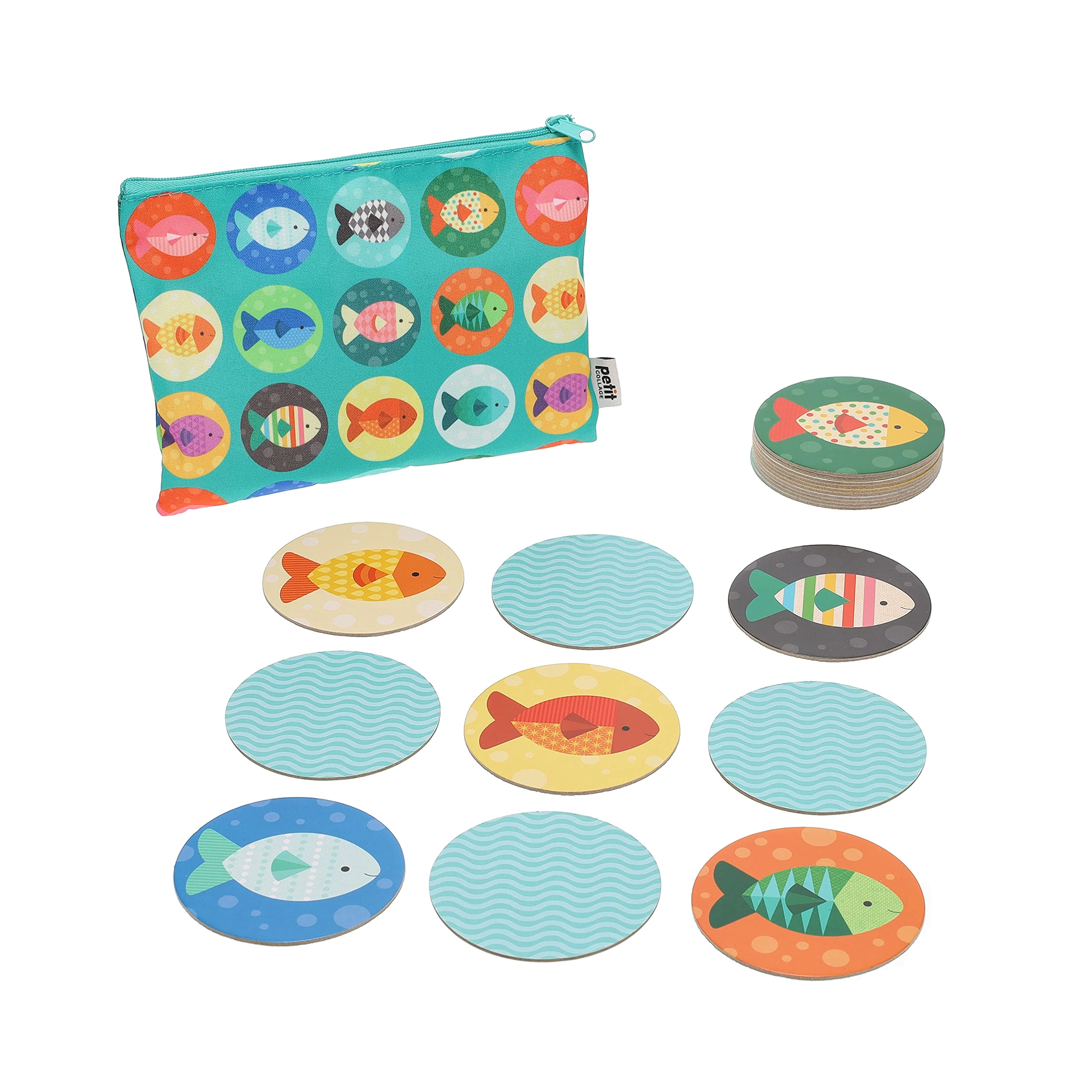 Petit Collage Gone Fishing Matching Game - 36 months - 8 years 24 pieces