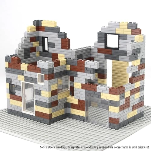 Wall Building Bricks Set - 450 pcs
