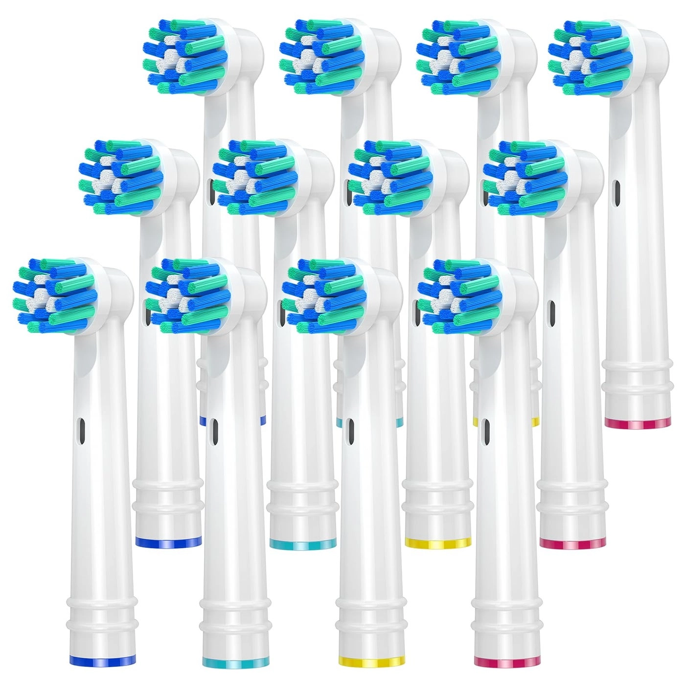 REDTRON Cross Action Electric Toothbrush Head - for Oral B 12 Pack