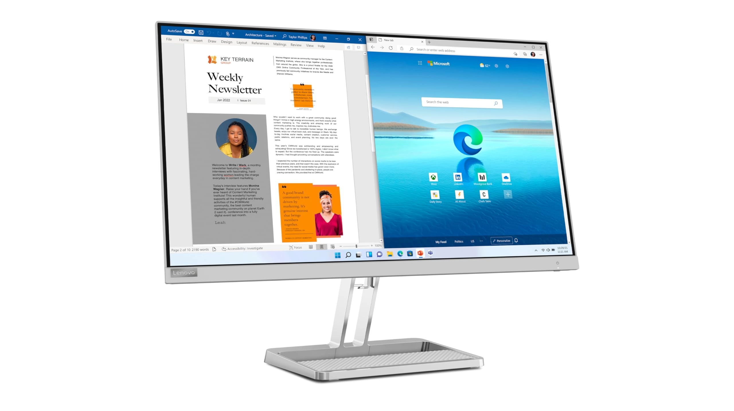 L27i-40 - 67ABKAC4IN 27 inch 1920 X 1080 pixels