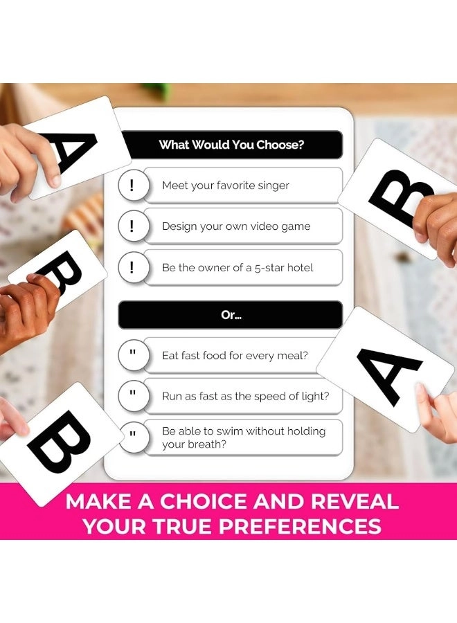 What Would You Choose - Family Card Game