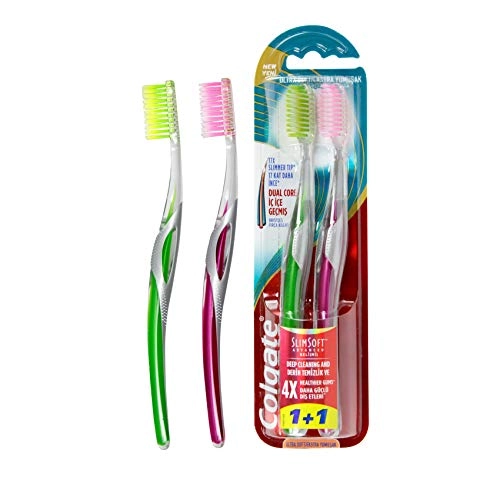 Slim Soft Advance Toothbrush - Ultra Soft 2-Piece Pack