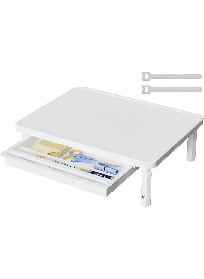 ETHU Adjustable Monitor Stand - 3-Height 25KG Storage Drawer