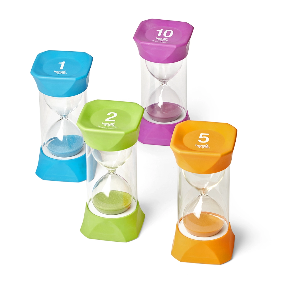 Learning Resources Jumbo Sand Timer - Suitable for 3 years and above 5 pieces