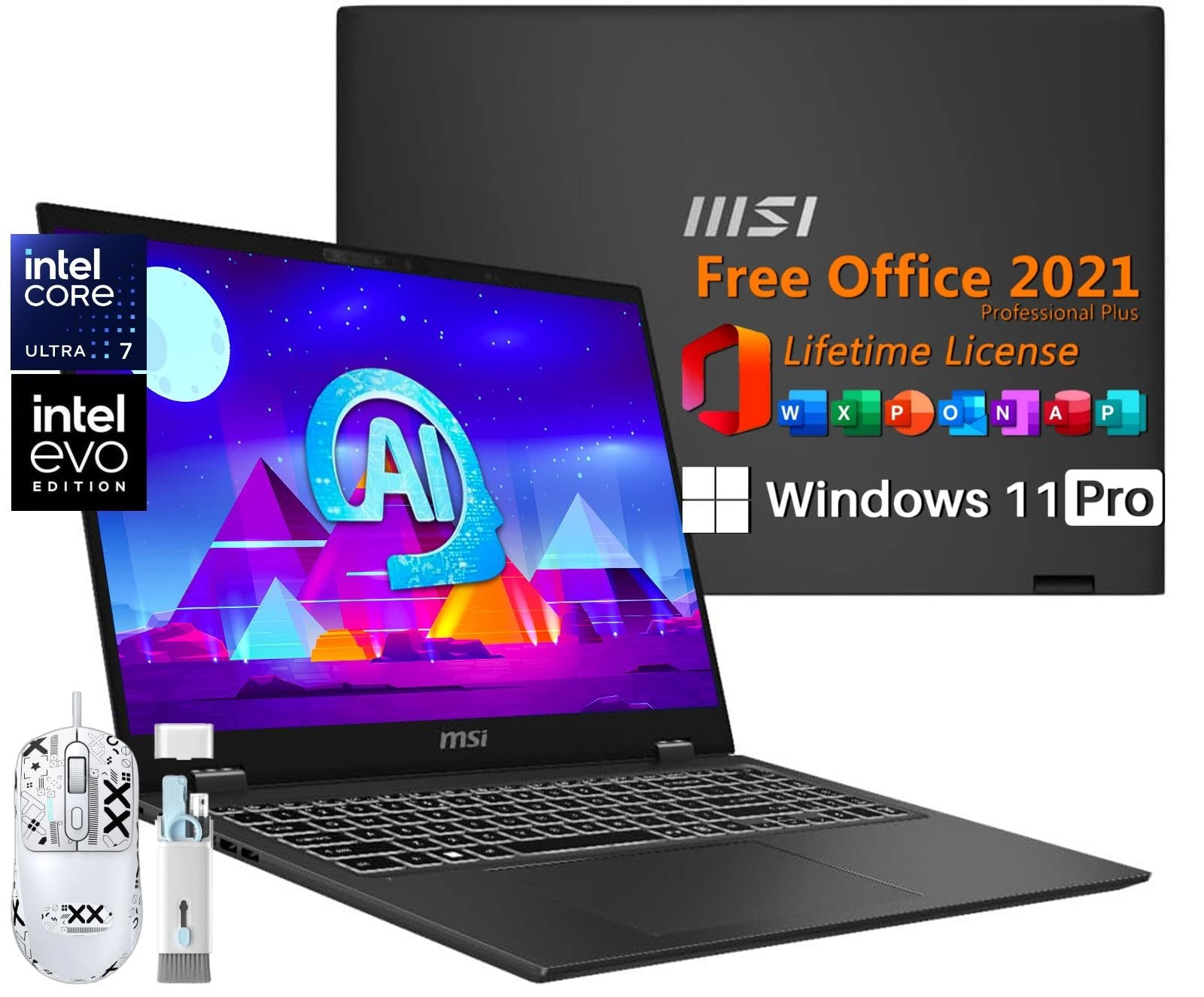 MSI (Open Box) Prestige 16 - 16'' Core i7 32GB DDR5 2 TB SSD
