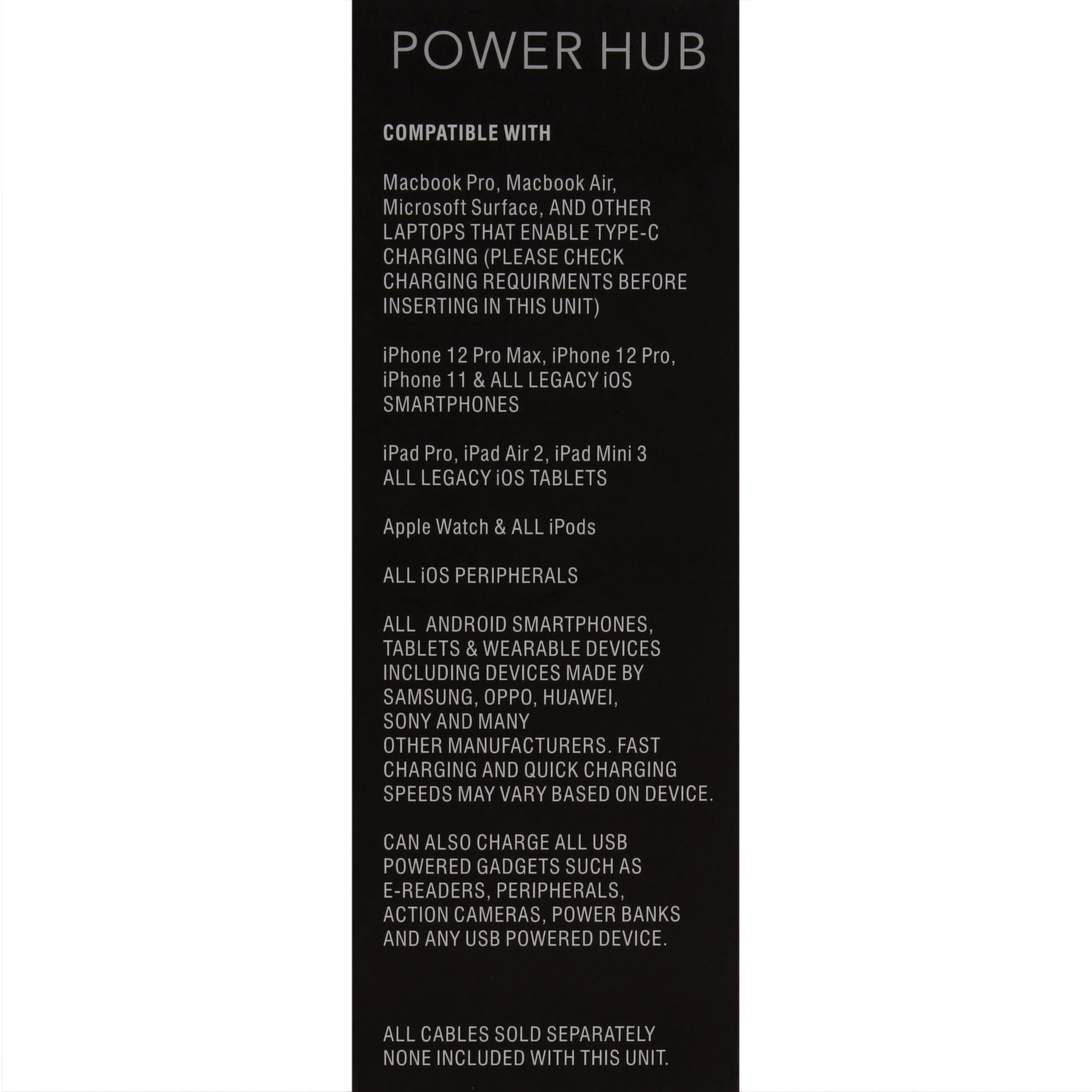 USB Hub - 18W 4 USB Charging Slots