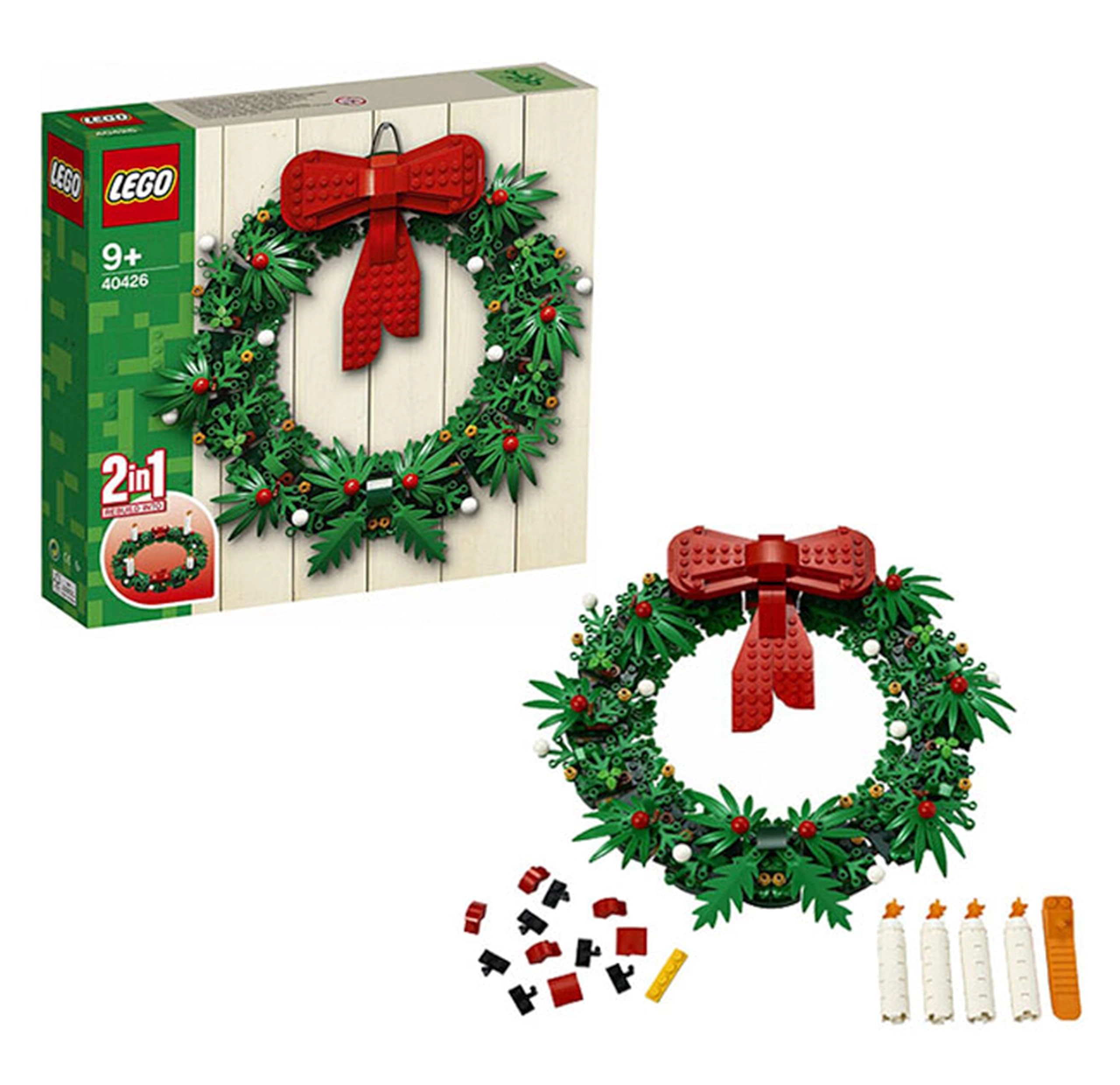 LEGO 2-in-1 Christmas Garland (40426) - Green Red