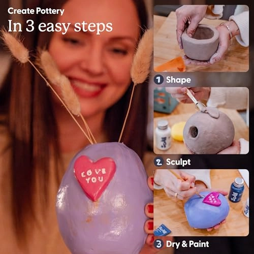 The Original Pottery Starter Kit - Air Dry Clay 2 piece(s)