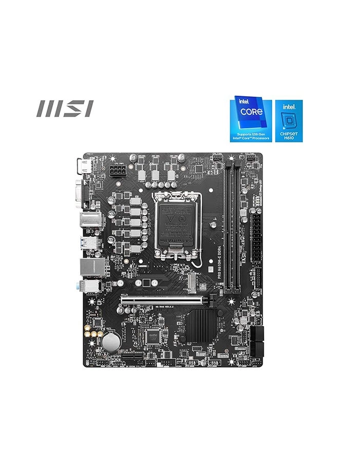 PRO H610M-E - Micro-ATX LGA 1700
