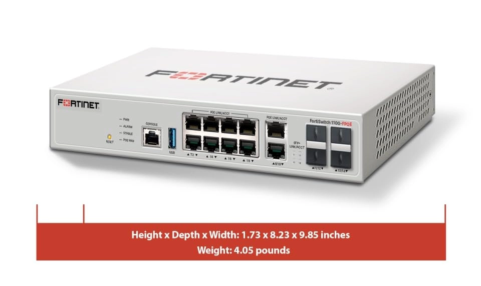 FS-110G-FPOE - 8-ports