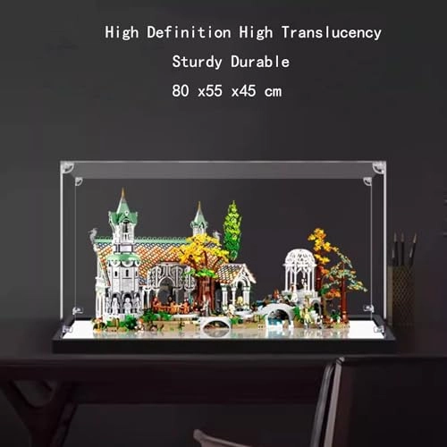 Lego Acrylic Display Case (10316) - Dustproof Transparent 80 x55 x45cm