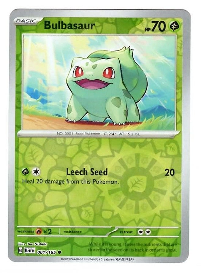 Pokémon Bulbasaur 001/165 - Reverse Foil