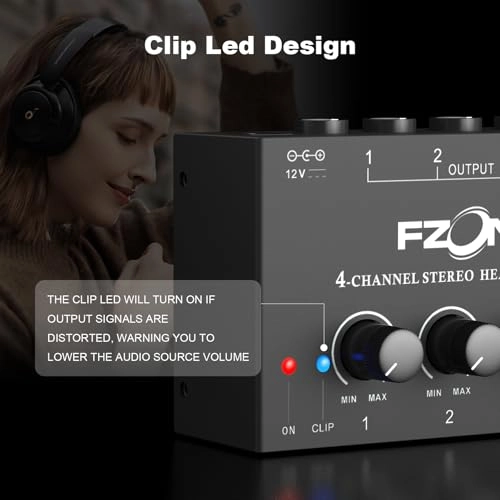 P5 - 4-Channel Headphone Amp In-Ear Mono/Stereo