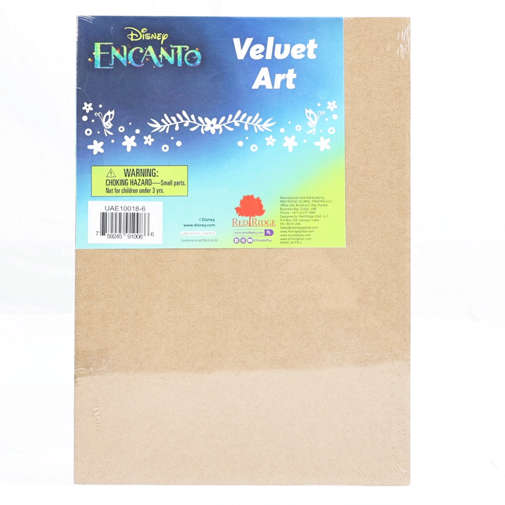 Encanto Velvet Art - 1 Velvet Poster 5 Mini Markers