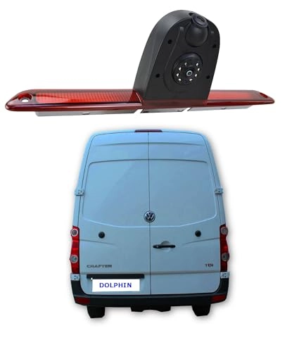 Dual Rear View Parking Reversing Brake Light Camera - Wired