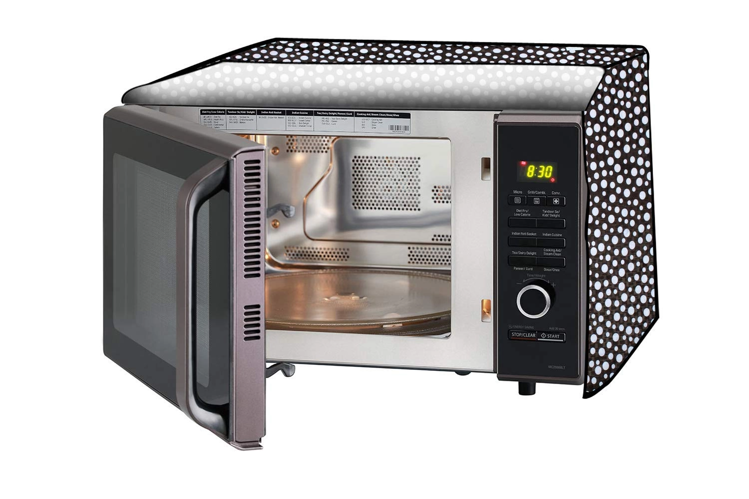 Stylista Microwave Oven Cover - 30 L Multicolor