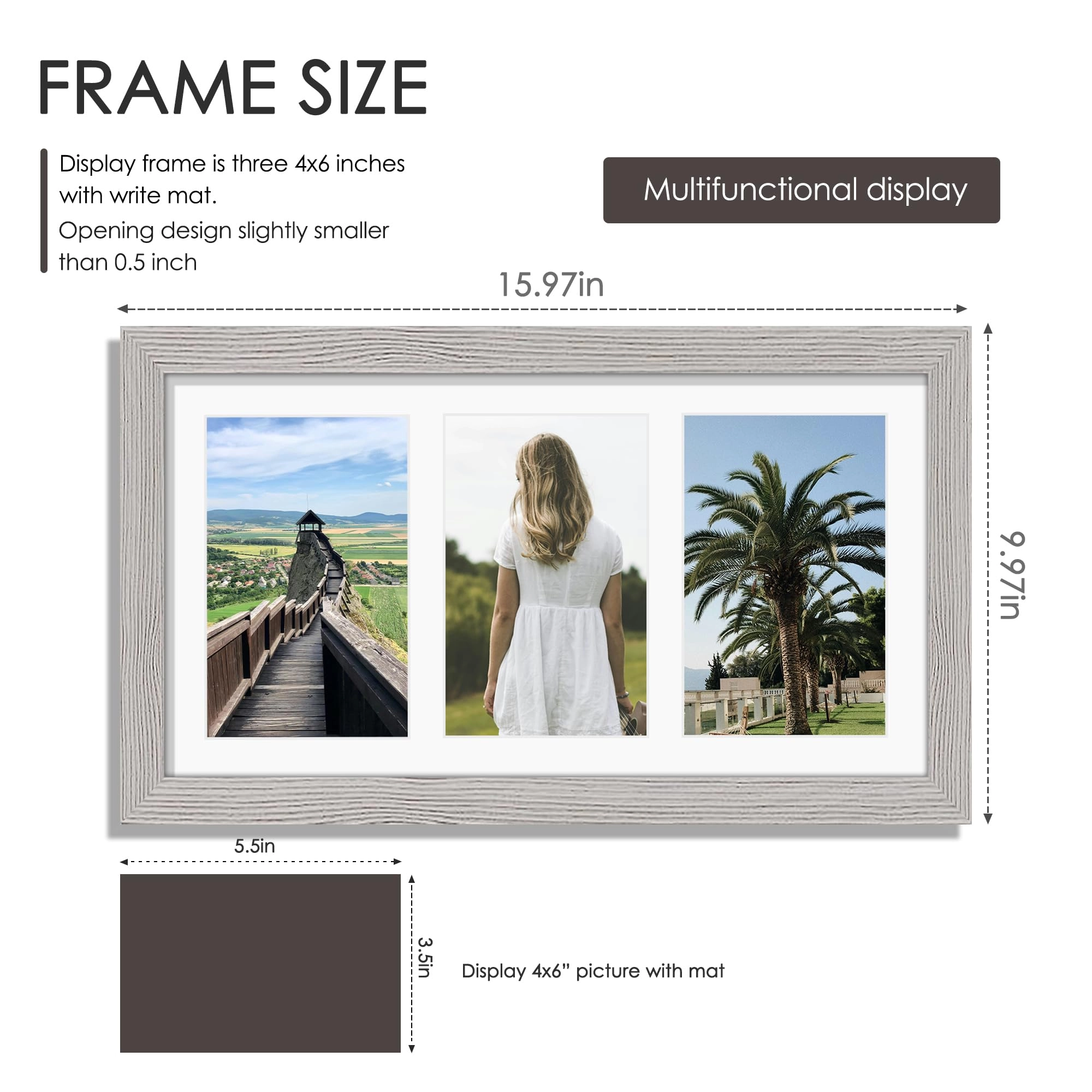 Collage Picture Frame - 8x14 3