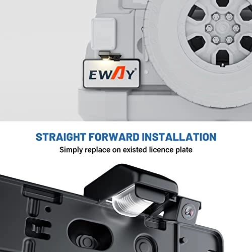 Rear View Backup Camera - Night vision composite yellow RCA 480 TV Lines