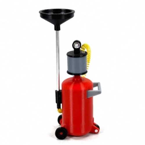 Car Repair Gantry Crane + Oil Storage Rack + Hydraulic Oil Extractor - plastic and metal 1:18