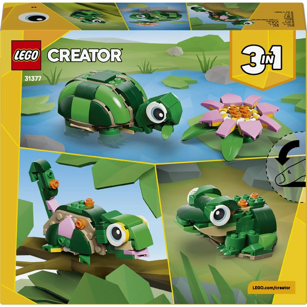 LEGO Creator Turtle With A Water Lily Flower (31377)